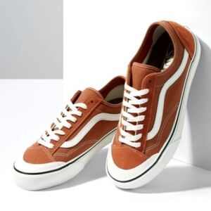 Vans Style 35 Decon SF Sneaker Bombay Brown Rust Suede Canvas